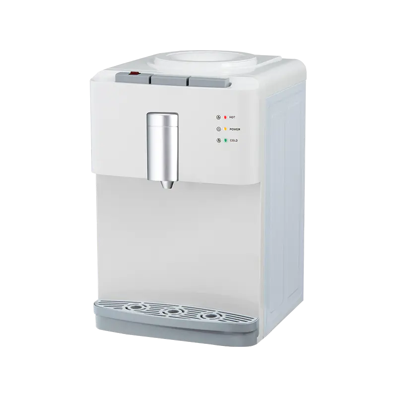 YR-2507T/YLR-2507T ตู้กดน้ำตั้งโต๊ะแช่เย็นสีขาว