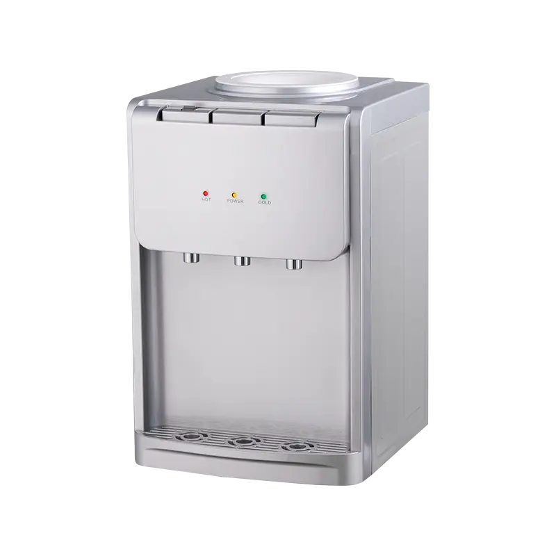 YR-2505T/YLR-2505T ตู้กดน้ำตั้งโต๊ะสีเงิน Top Loading